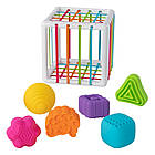 Сортер-куб зі стінками-шнурочками Fat Brain Toys F251ML InnyBin, Time Toys, фото 2
