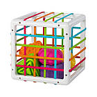 Сортер-куб зі стінками-шнурочками Fat Brain Toys F251ML InnyBin, Time Toys, фото 3