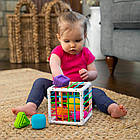 Сортер-куб зі стінками-шнурочками Fat Brain Toys F251ML InnyBin, Time Toys, фото 6