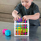 Сортер-куб зі стінками-шнурочками Fat Brain Toys F251ML InnyBin, Time Toys, фото 7