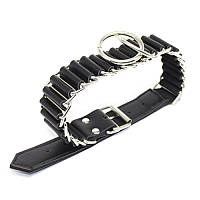 Ошейник с кольцом Bondage Slave Leather Collar Bdsm4u KB, код: 8374034