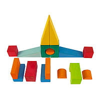 Конструктор Тоскана з візком nic NIC523316 дерев'яний, Time Toys