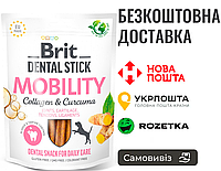 Лакомства для собак Brit Dental Stick Mobility для мобильности суставов, коллаген и куркума, 7 шт, 250 г