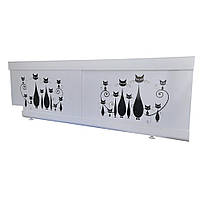 Экран под ванну The MIX Малыш Cats 120 см Белый ET, код: 7559674