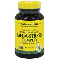 Витаминно-минеральный комплекс Nature's Plus Mega-Stress Complex 60 Tabs BM, код: 7572613