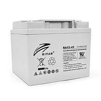 Аккумуляторная батарея Ritar AGM RA12-45 12V 45Ah KB, код: 6858675