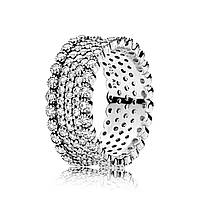 Серебряное кольцо Pandora 196313CZ BM, код: 7360746