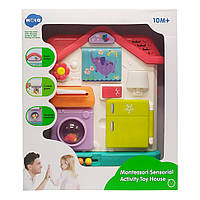 Розвивающая игрушка "Домик" Bambi HE 898600 звук, подсветка, музыкальный домик , Time Toys
