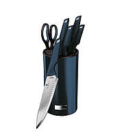 Набор ножей из 7 предметов Berlinger Haus Metallic Line Aquamarine Edition (BH-2791) ET, код: 8033845