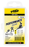 Воск Toko Performance Hot Wax Yellow 40g (1052-550 1015) TV, код: 7630294