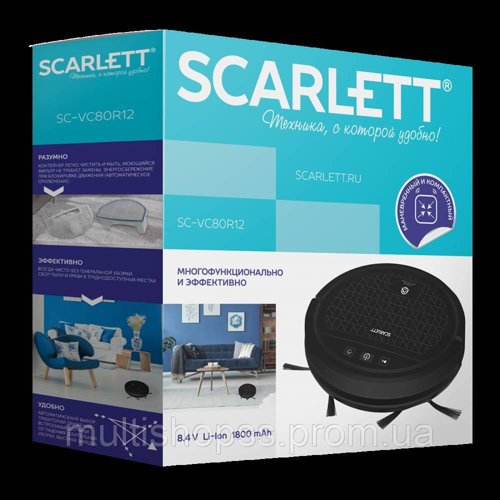 Робот-пылесос Scarlett SC-VC80R12 (47527060) MP, код: 7711996 - фото 2 - id-p2170324361