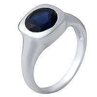 Серебряное кольцо SilverBreeze с сапфиром nano 2033080 17 размер BM, код: 1638119