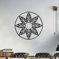 Современные картины для интерьера, Настенный декор для комнаты "Великолепная мандала", стиль лофт 15x15 см
