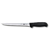 Кухонный нож Victorinox Fibrox филейный для рыбы 200 мм Черный (5.3763.20) ET, код: 376710