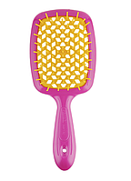Гребінець для волосся Janeke Superbrush рожевий із жовтим. KB, код: 8290239