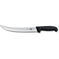 Кухонный нож мясника Victorinox Fibrox Butcher 25 см Черный (5.7223.25) ET, код: 1709151