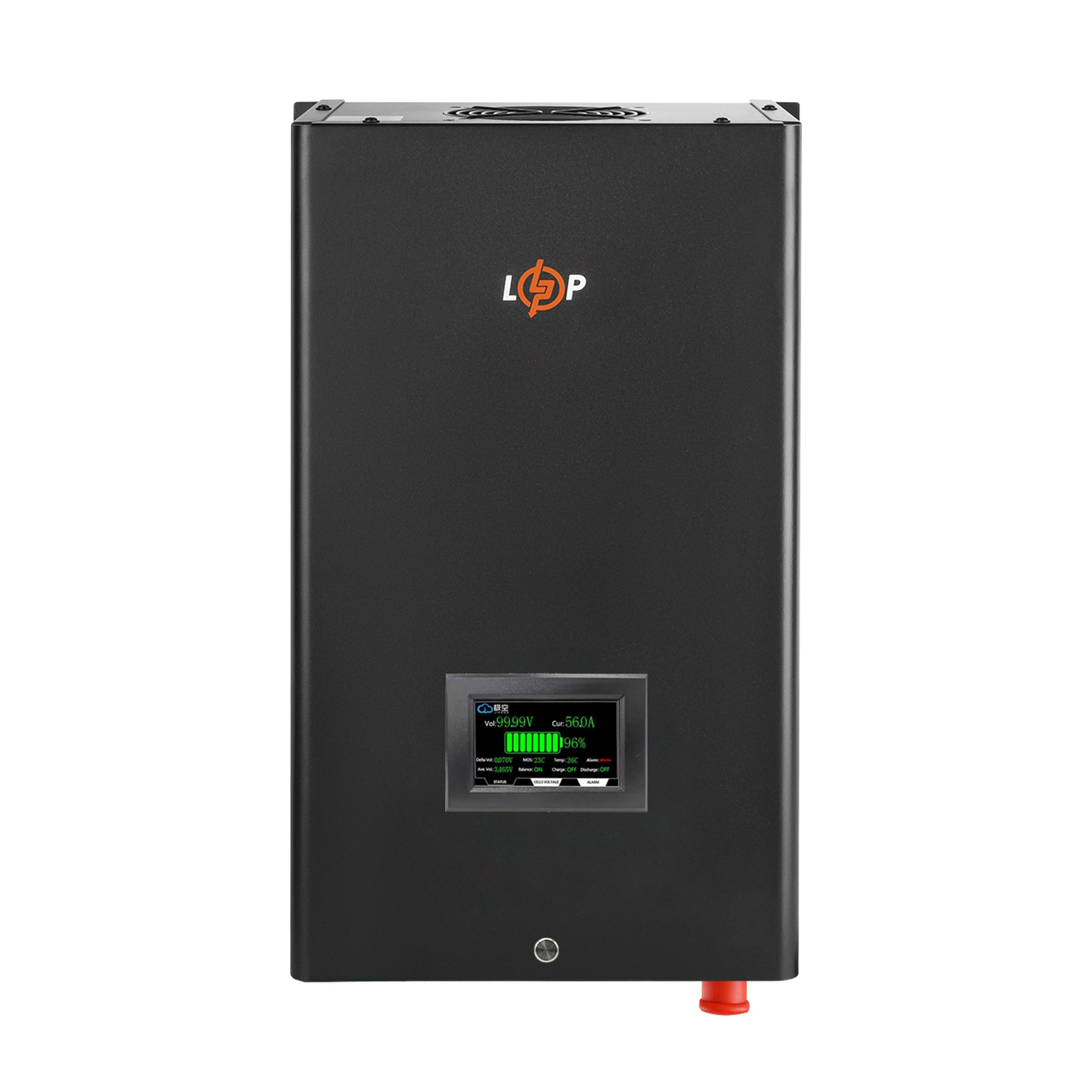 Акумулятор LP LiFePO4 25,6V - 230 Ah (5888Wh) (BMS 200A/200А) метал LCD Smart BT