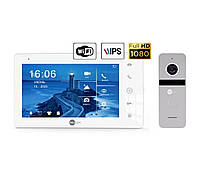 Комплект видеодомофона Neolight NeoKIT HD Pro WiFi Silver TV, код: 6665538