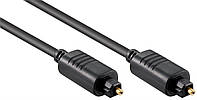 Кабель аудіо оптичний Delock Toslink 2.0m D5.0mm Optical S PDIF чорний (70.08.2888) BM, код: 7454715