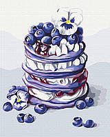 Картина по номерам BrushMe Панкейки с голубикой © Anna Kulyk 40х50см BS53589 GG, код: 8265582