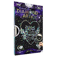 Комплект креативного творчества DIAMOND ART Danko Toys DAR-01 Совы на ветке DL, код: 8246081