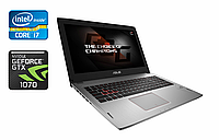 Ігровий ноутбук Asus ROG Strix GL502V/ 15.6" 1920x1080/ i7-7700HQ/ 16GB RAM/ 512GB SSD/ GTX 1070 8GB