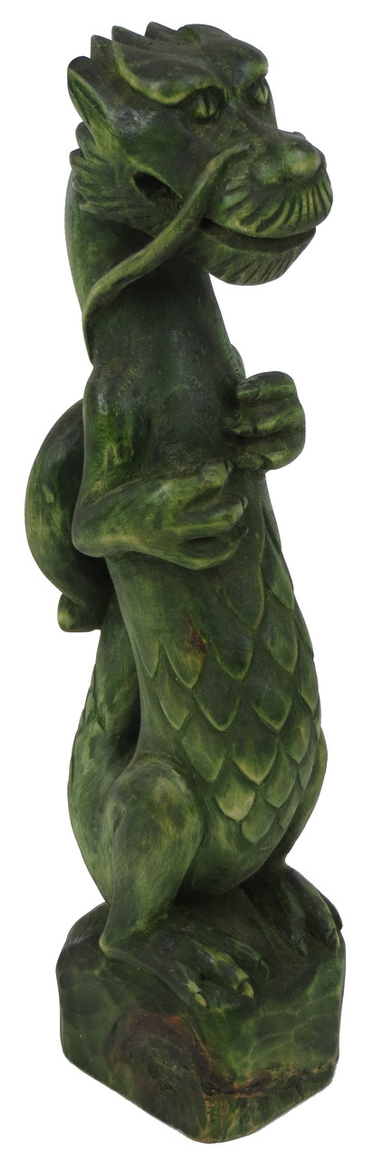 Статуетка ручна робота Зелений Деревний Дракон символ 2024 року