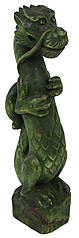 Статуетка ручна робота Зелений Деревний Дракон символ 2024 року