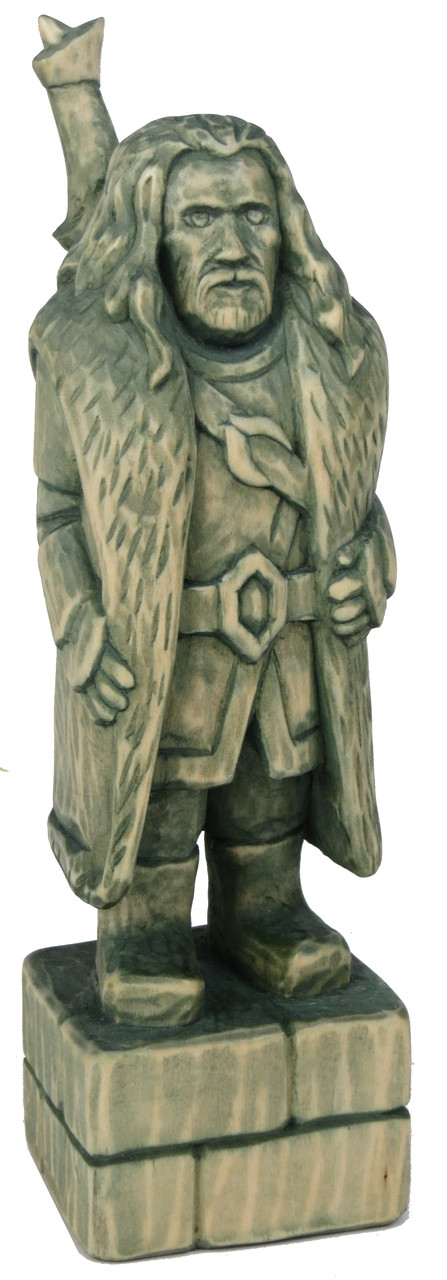 Гном Торін Дубощит з к/ф Хоббіт дерев'яна статуетка ручної роботи