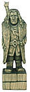 Гном Торін Дубощит з к/ф Хоббіт дерев'яна статуетка ручної роботи, фото 4
