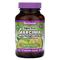 Гарциния Bluebonnet Nutrition Super Fruit, Garcinia Cambogia Fruit Rind Extract 90 Veg Caps BK, код: 7682858