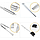 Набір для барбекю та гриля з неіржавкої сталі, сумка чохол на блискавці 20 предметів (NB-16380-1), фото 5