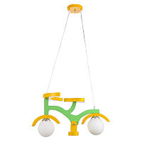 Люстра для дитячої кімнати Brille Велосипед 60W E27 Різнобарвний TV, код: 7265303