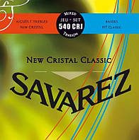 Струны для классической гитары Savarez 540CRJ New Cristal Classical Guitar Strings Mixed Tens FG, код: 6729440