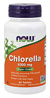 Хлорелла Chlorella Now Foods 1000 мг 60 таблеток BM, код: 7701655