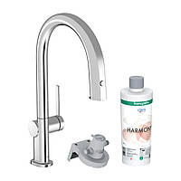 Змішувач для кухонної мийки Hansgrohe Aqittura M91 FilterSystem 210 Хром 76801000 BK, код: 8406886