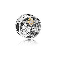 Серебряный шарм Pandora 796363CZ BK, код: 7359462