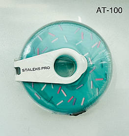 Змінний файл-стрічка з кліпсою для пилок Staleks PRO Bobbi Nail пончик 100 гритів, 8 м