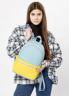 Женский рюкзак Sambag Dali BPSe голубой с желтым (15379610e) ET, код: 7928326