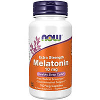 Мелатонин для сна NOW Foods Melatonin 10 mg 100 Veg Caps BM, код: 7518472