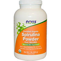 Спирулина NOW Foods Spirulina Powder 454 g 138 servings BM, код: 7518570