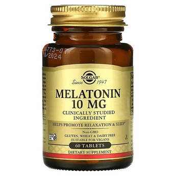 Solgar Melatonin 10 mg 60 таблеток
