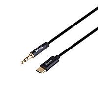 Aux Baseus Male Type-C to 3.5mm CAM01 Цвет Черный, 01 m