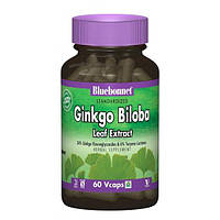 Гинкго Билоба Bluebonnet Nutrition Ginkgo Biloba Leaf Extracte 60 Caps BK, код: 7517505