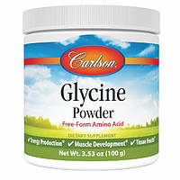 Глицин Carlson Labs Glycine Powder 100 g 50 servings AG, код: 8135412