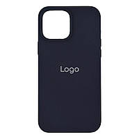 Чехол Silicone Case Full Size (AA) для iPhone 13 Pro Max УЦЕНКА после гравировки Цвет 55.Pine green m 08.Dark blue