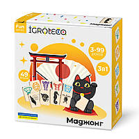 Деревянная игра Детский маджонг Igroteco 900552 49 деталей KC, код: 8393474
