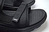 Чоловічі текстильні спортивні комфортні сандалі чорні Restime 24224, фото 5