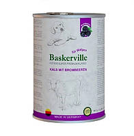 Влажный корм для собак Baskerville Super Premium Kalb Mit Brombeeren Телятина и ежевика 400 г BM, код: 7999717