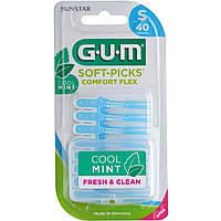 Набір щіток GUM Soft Picks Comfort Flex Mint малa 40 шт.